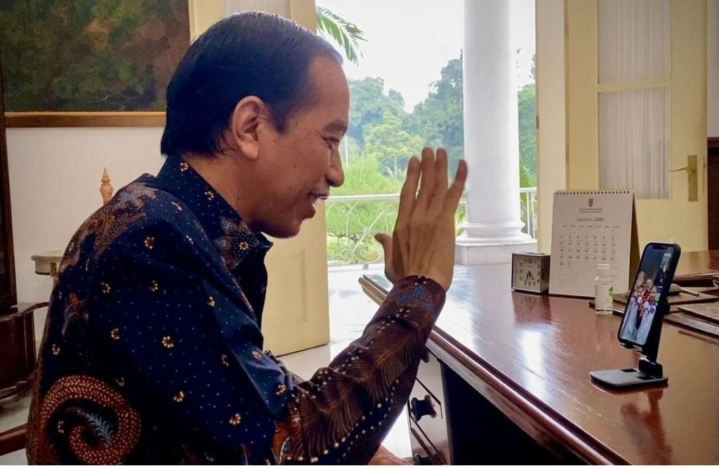 Jokowi Video Call Greysia dan Apriyani