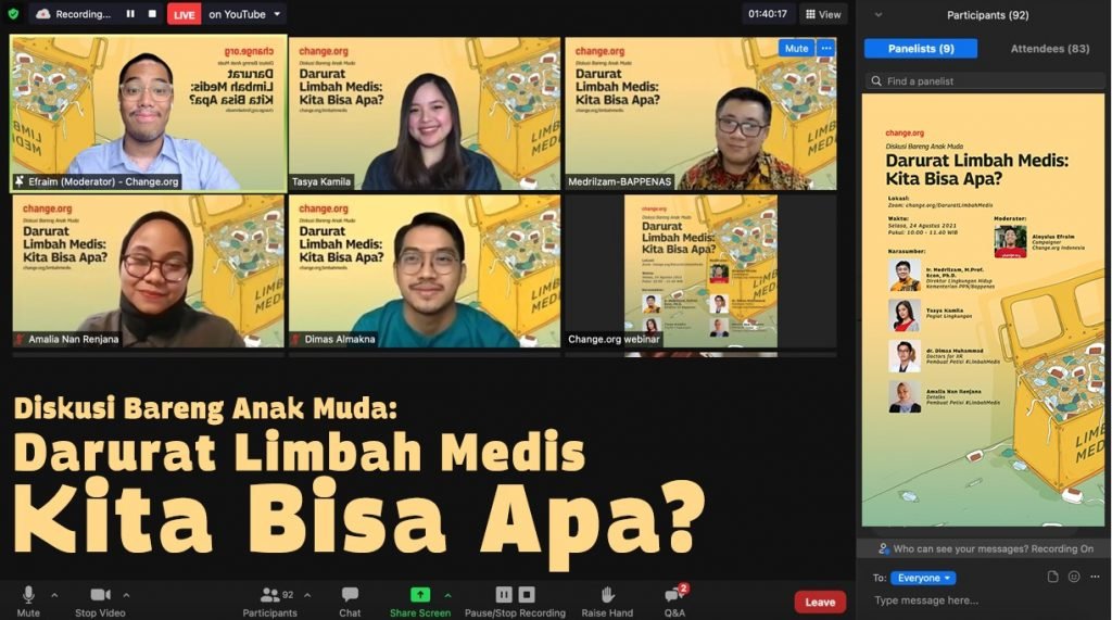 Limbah Medis di Indonesia Jadi Ancaman Baru Krisis Iklim