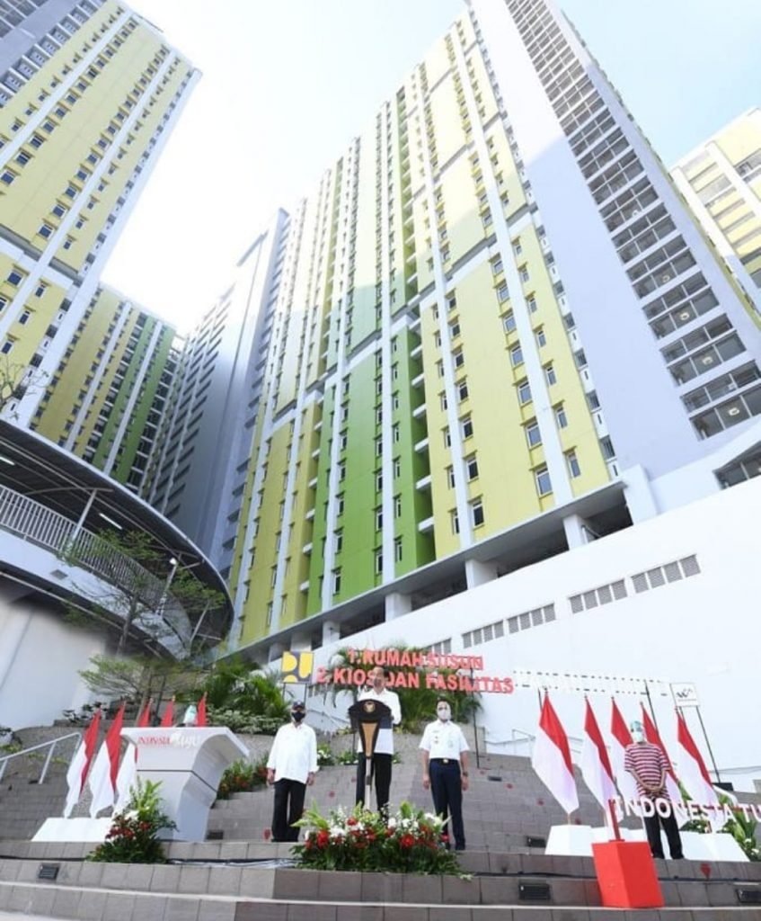 Diresmikan Presiden, Rusun Pasar Rumput Aplikasikan Konsep Mixed Use Development