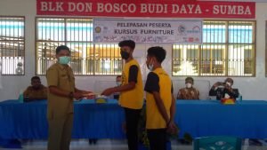 10 Orang Tamat Program Mentari di BLK Don Bosco Tambolaka