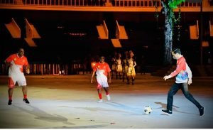 Pembukaan PON Papua, Presiden Ikut Bermain Bola