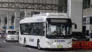 Futuristik, Bus Listrik yang Bakal Jadi Armada Damri