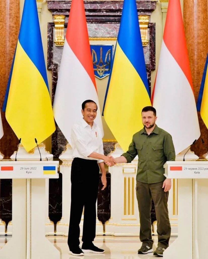 Bertemu Presiden Ukraina, Begini Pesan Jokowi