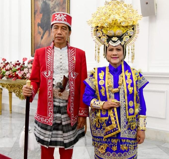 Jadi Irup HUT ke-77 Kemerdekaan RI, Presiden Jokowi Kenakan Baju Adat Buton
