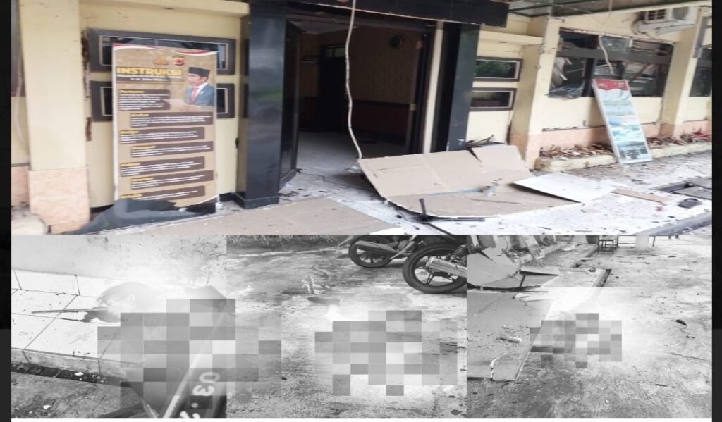 Viral di Medsos, Video Potongan Tubuh Bom Bunuh Diri di Polsek Astanaanyar Bandung