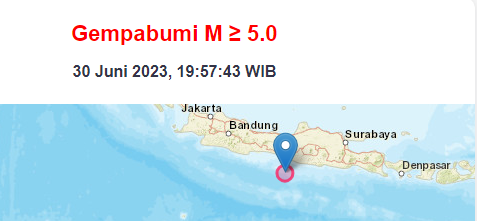 Gempa Barat Daya Bantul Terasa Sampai Solo