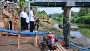 Upaya Antisipasi Kekeringan, Pompanisasi di Jawa Tengah Ditinjau Presiden Joko Widodo