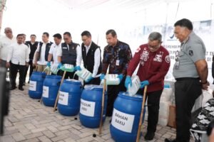 Miliaran Tablet Obat Ilegal Dimusnahkan