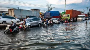 Banjir Rob Ancam Pesisir Utara dan Selatan Jateng