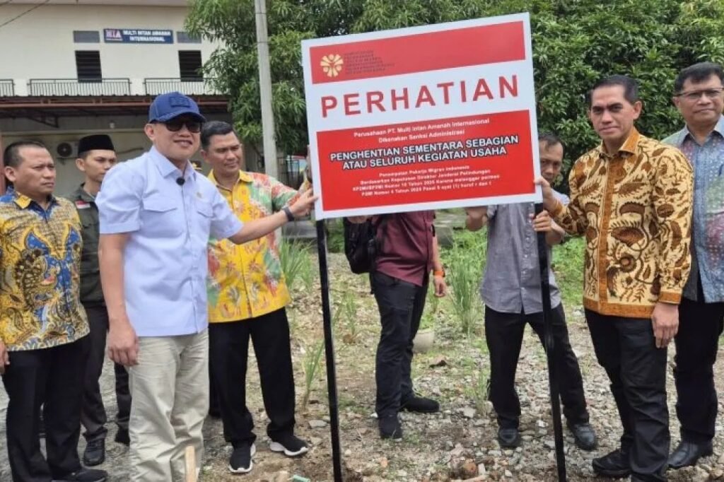 Karding Segel Perusahaan Penyalur PMI di Bekasi