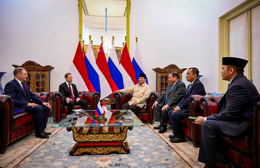 Prabowo Terima Kunjungan Wakil PM Rusia