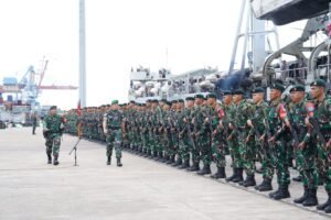 450 Prajurit Yonif 644/Wls Dikirim ke Perbatasan