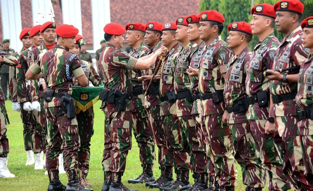 Danjen Kopassus Pimpin Sertijab Pejabat Strategis di Korps Baret Merah