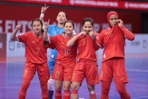 Tim Futsal Putri Indonesia Lolos ke 8 Besar