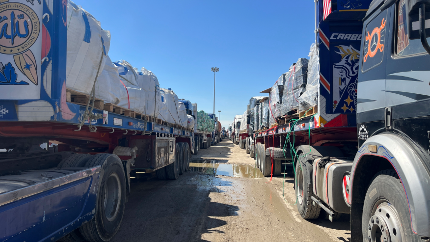 90 Truk Bantuan Masuki Gaza