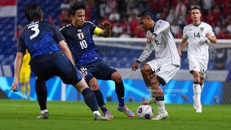 Beda Kelas, Samurai Biru Beri Pelajaran Timnas Garuda