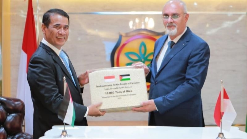 Indonesia Hibahkan 10 Ribu Ton Beras, Tegaskan Solidaritas untuk Palestina