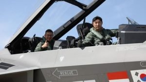 Pilot TNI AU Sukses Uji Terbang Pesawat Tempur Boramae KF-21 di Korsel