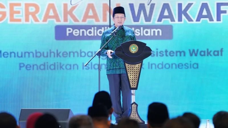 Luncurkan Gerakan Wakaf Pendidikan, Kemenag Dorong Madrasah & Pesantren Mandiri