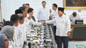 Bahas Pangan, Prabowo Puji Transisi Baik dari Jokowi