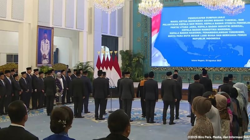 Prabowo Lantik Eddy Hartono Jadi Kepala BNPT, Gantikan Rycko Amelza