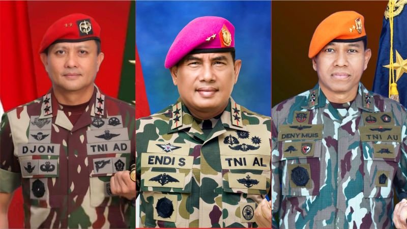 Panglima TNI Tunjuk Trio Komandan Elit Jadi Panglima Korps, Siap Sandang Bintang Tiga