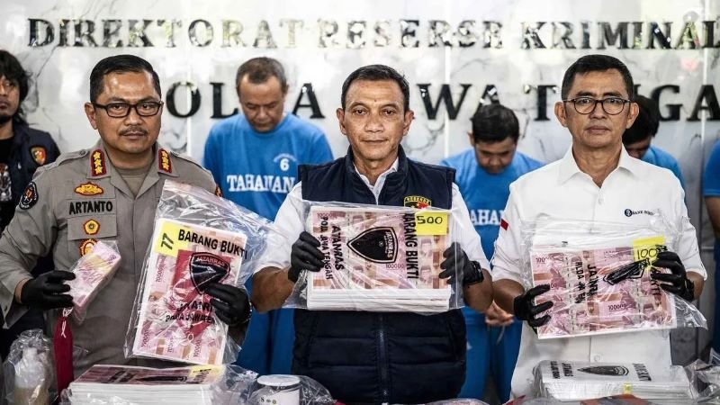 Polda Jateng Bongkar Sindikat Uang Palsu di Boyolali, 6 Orang Ditangkap
