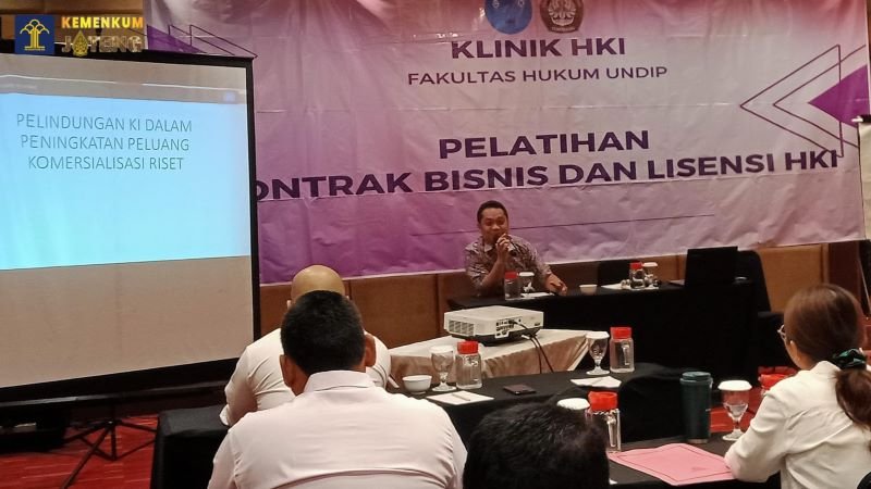 Kanwil Kemenkum Jateng: HKI Bisa Jadi Aset Ekonomi, Bukan Sekadar Perlindungan Karya