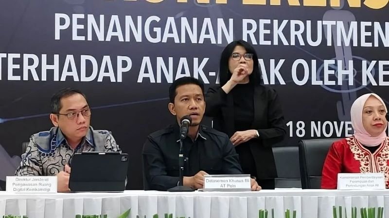 Densus: 110 Anak Teridentifikasi Rencanakan Aksi Teror Sepanjang 2025