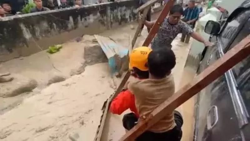 Banjir Bandang Kembali Terjang Tanjung Raya Agam