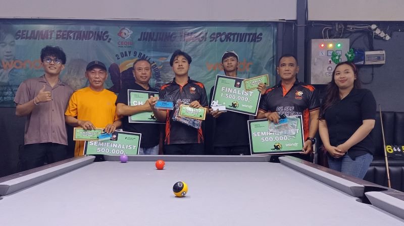 Lukas Indarto Juara 2Day 9 Ball Tournament Usai Comeback Dramatis