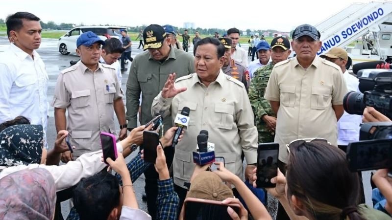 Soal Status Bencana Nasional, Prabowo: Situasi Terkendali