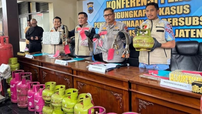 Polda Jateng Bongkar Sindikat Pengoplos Elpiji