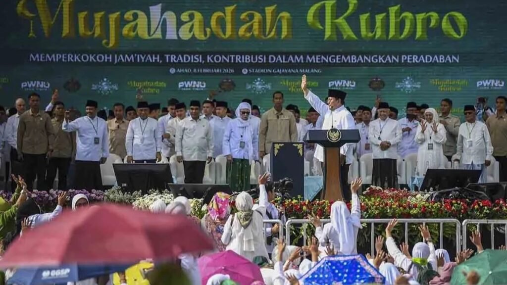 Di Hadapan Keluarga Besar NU, Prabowo Mengaku Kian Berani Mengabdi dan Membela Rakyat