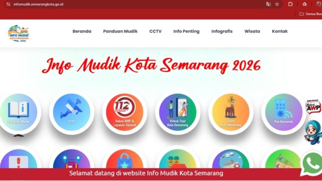 Mudik Lewat Semarang? Sekarang Bisa Pantau Macet dari HP Lewat Portal Info Mudik 2026