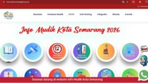 Mudik Lewat Semarang? Sekarang Bisa Pantau Macet dari HP Lewat Portal Info Mudik 2026
