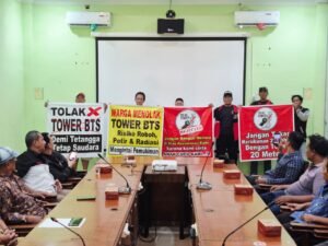 Warga Bibis Baru Solo Desak STOP Operasional Tower BTS, Diwa : Nyawa dan Keselamatan Warga Lebih Berharga