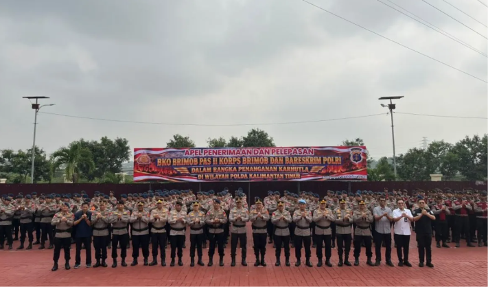 Polri turunkan personel Brimob dan Bareskrim, Tangani karhutla